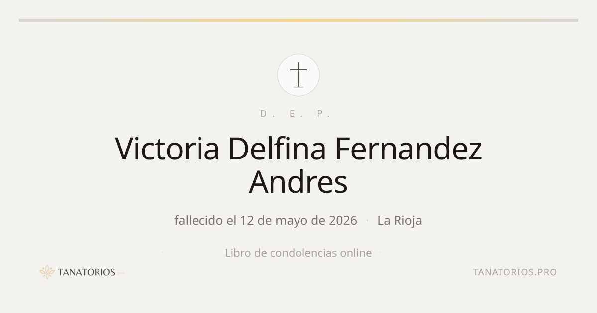 Memorial de Victoria Delfina Fernandez Andres