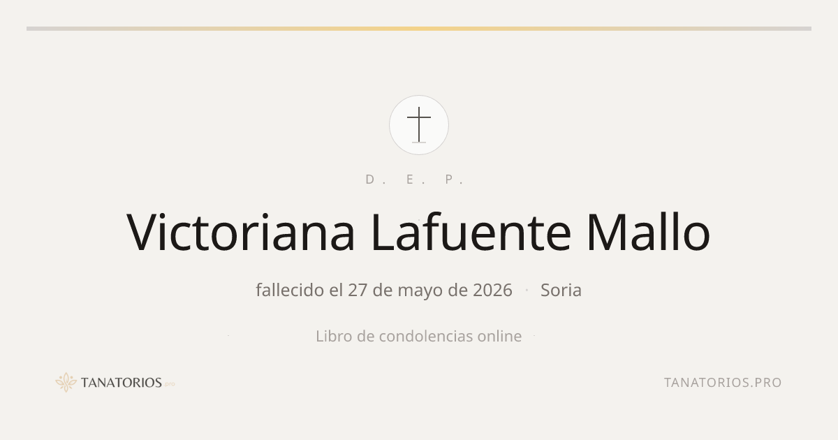 Memorial de Victoriana Lafuente Mallo