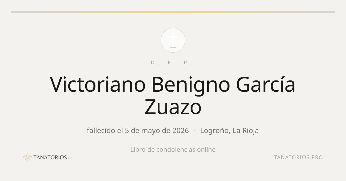 Memorial de Victoriano Benigno García Zuazo