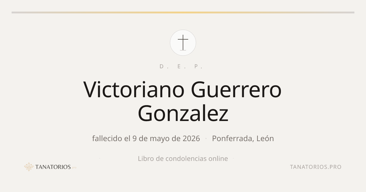 Memorial de Victoriano Guerrero Gonzalez