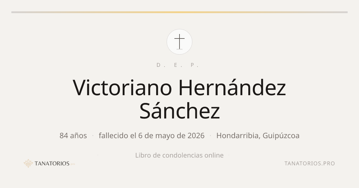Memorial de Victoriano Hernández Sánchez