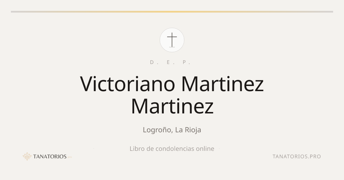 Memorial de Victoriano Martinez Martinez