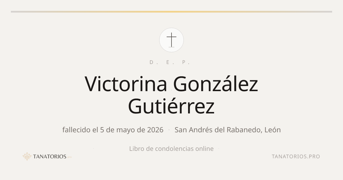 Memorial de Victorina González Gutiérrez