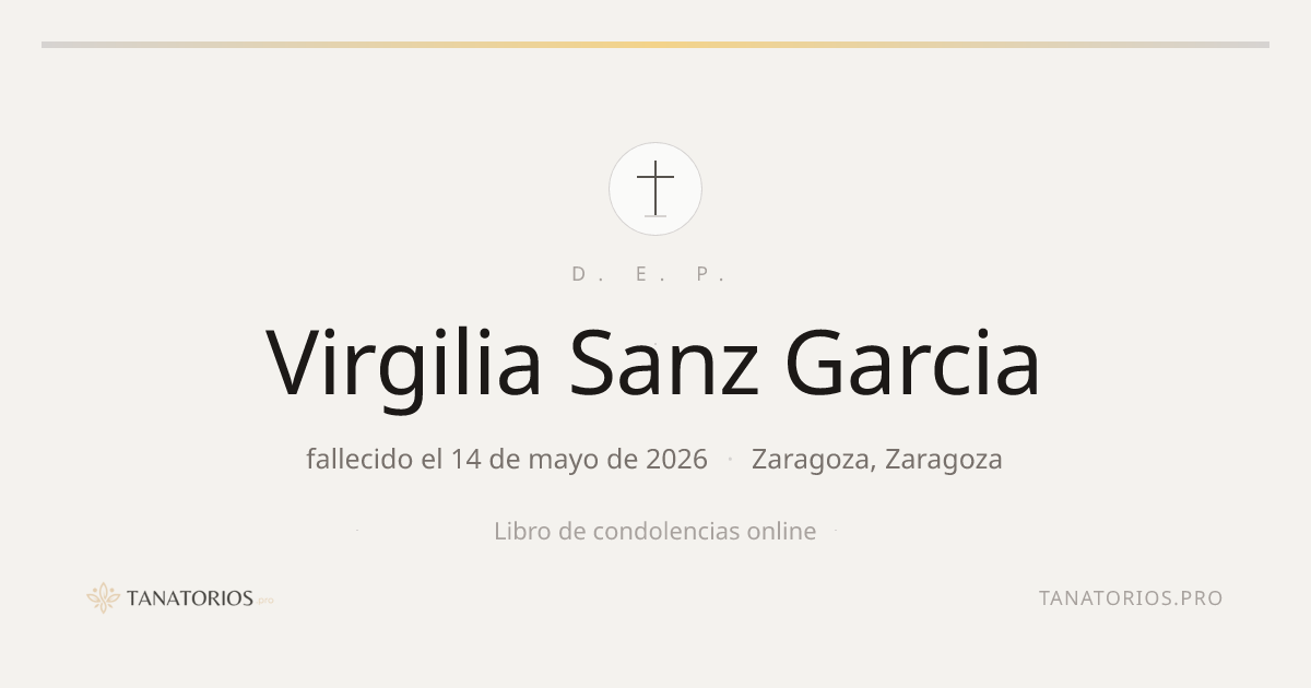 Memorial de Virgilia Sanz Garcia