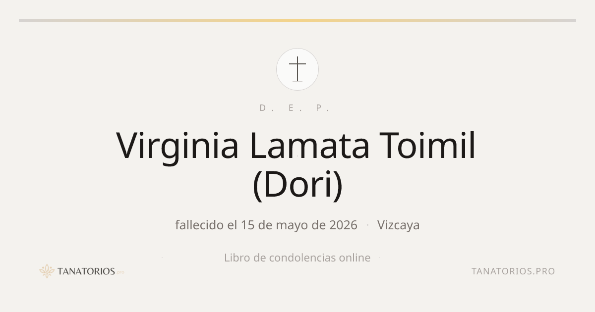 Memorial de Virginia Lamata Toimil (Dori)