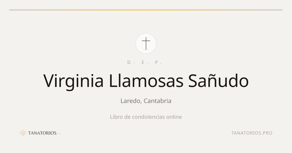 Memorial de Virginia Llamosas Sañudo