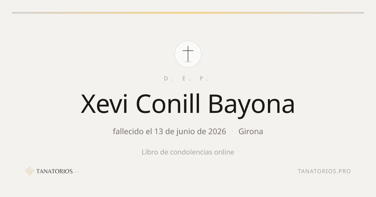 Memorial de Xevi Conill Bayona