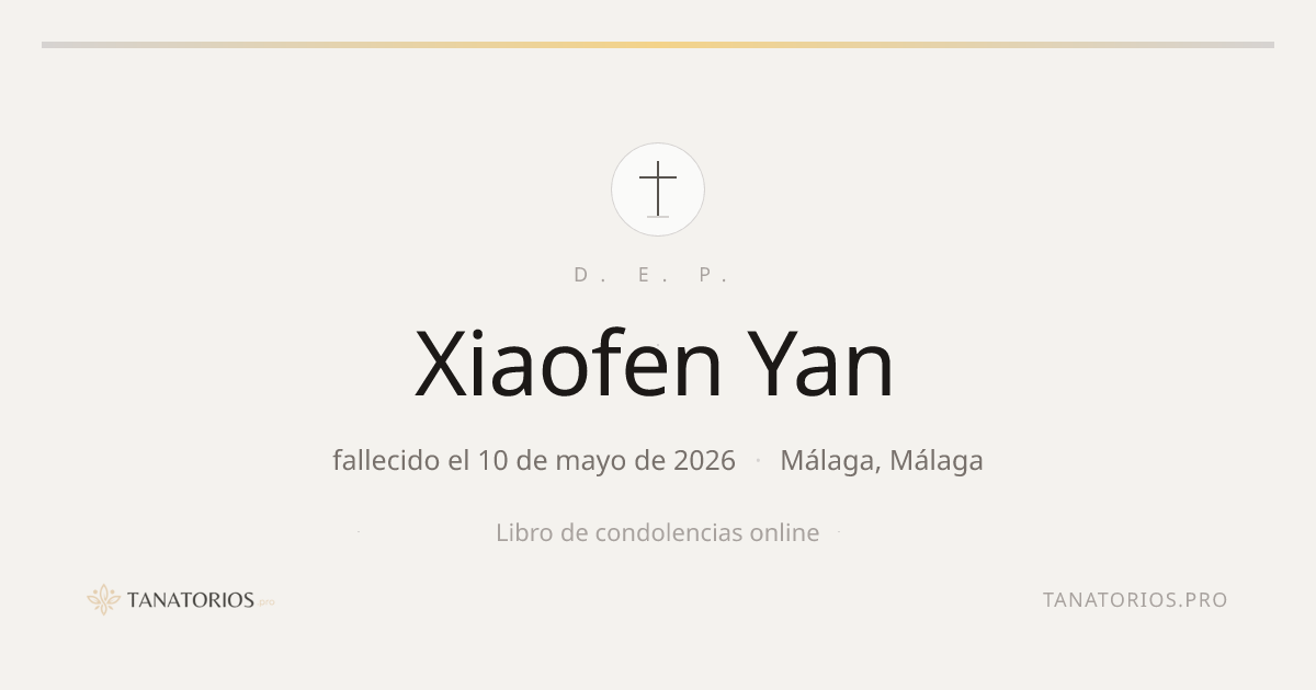 Memorial de Xiaofen Yan