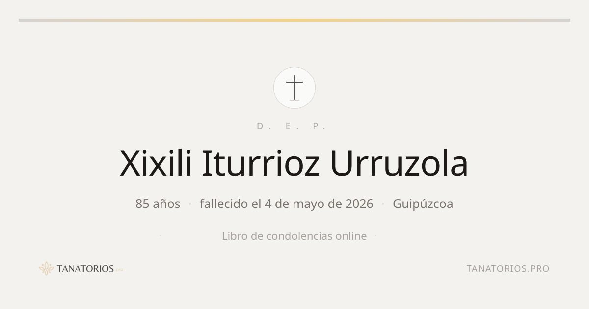 Memorial de Xixili Iturrioz Urruzola