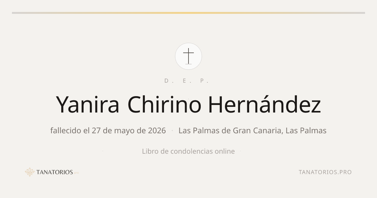 Memorial de Yanira Chirino Hernández