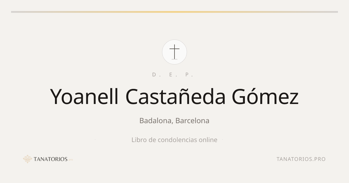 Memorial de Yoanell Castañeda Gómez