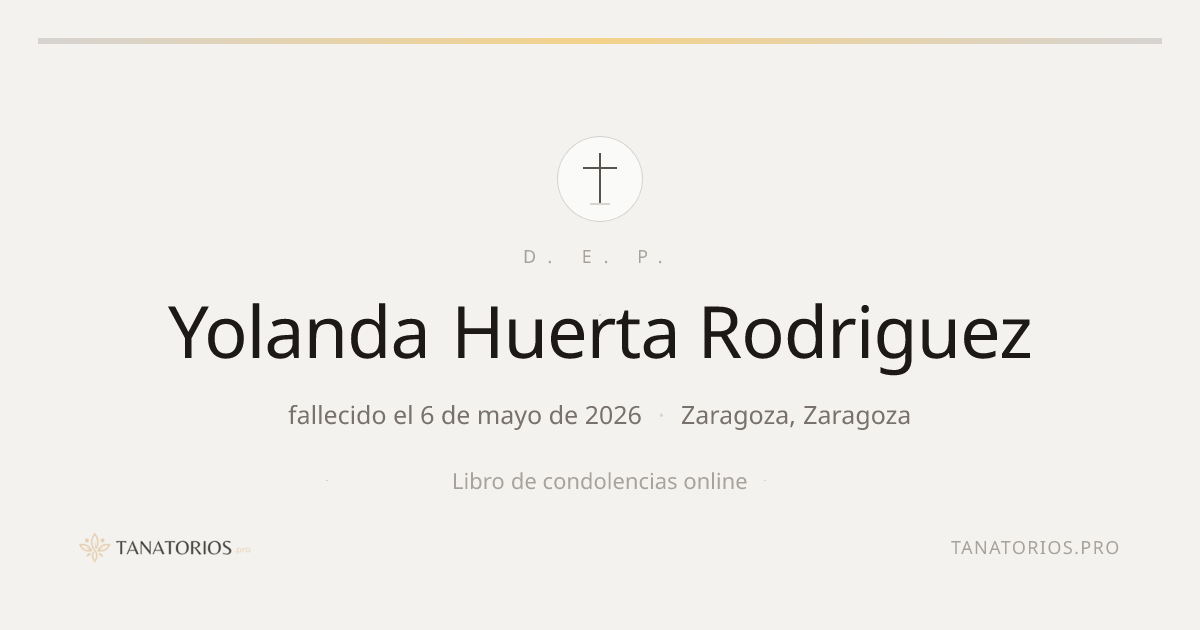 Memorial de Yolanda Huerta Rodriguez