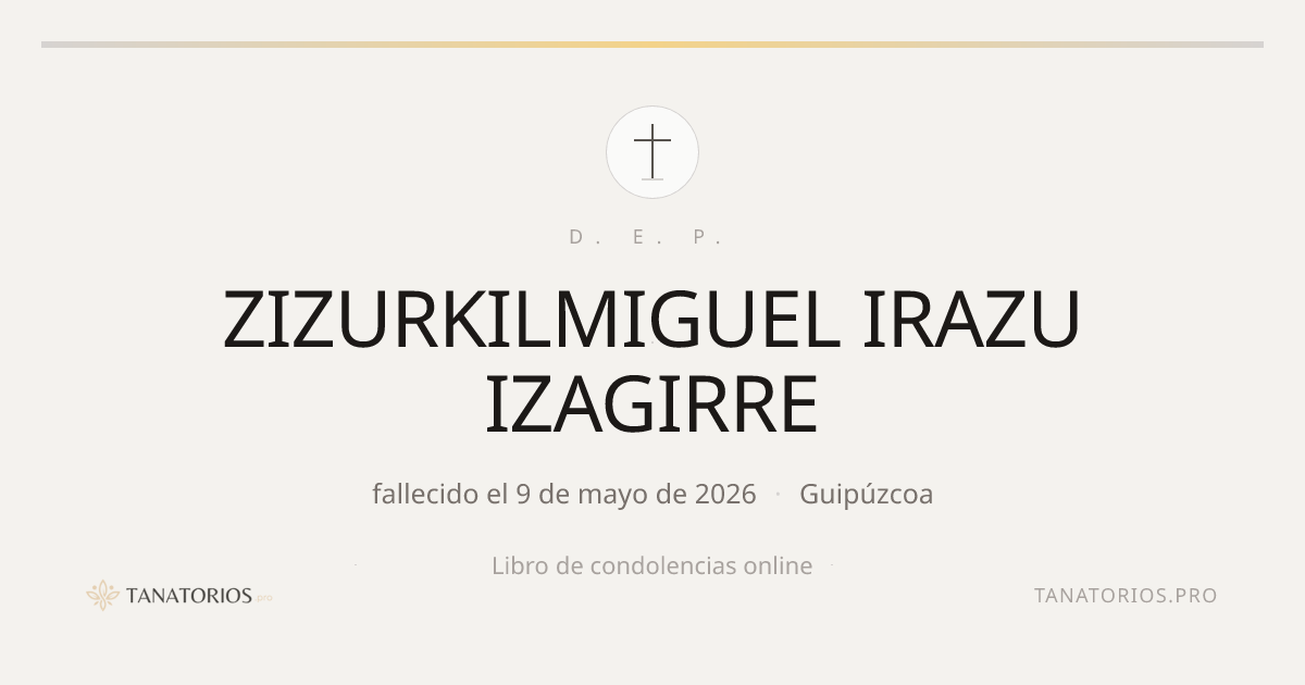 Memorial de ZIZURKILMIGUEL IRAZU IZAGIRRE