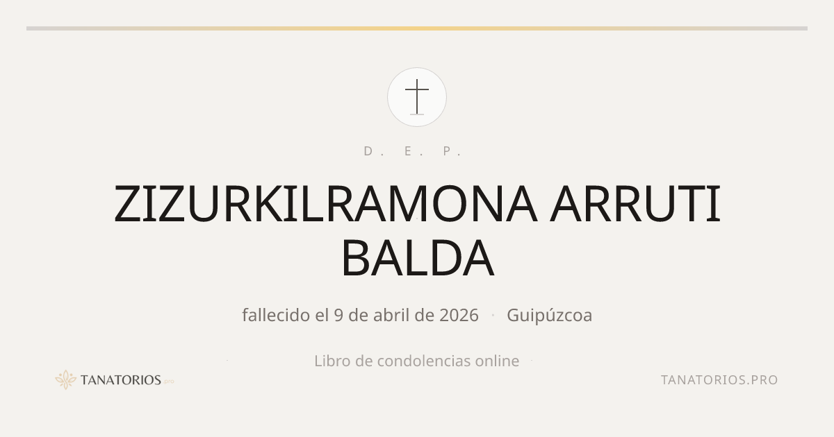 Memorial de ZIZURKILRAMONA ARRUTI BALDA
