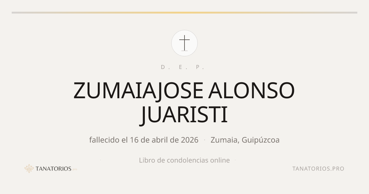 Memorial de ZUMAIAJOSE ALONSO JUARISTI