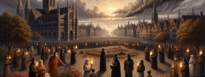 como la pandemia de peste negra transformo las practicas funerarias en europa - tanatorios.pro